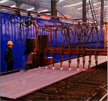 甘肃泾川钢结构车间数控等离子切割机